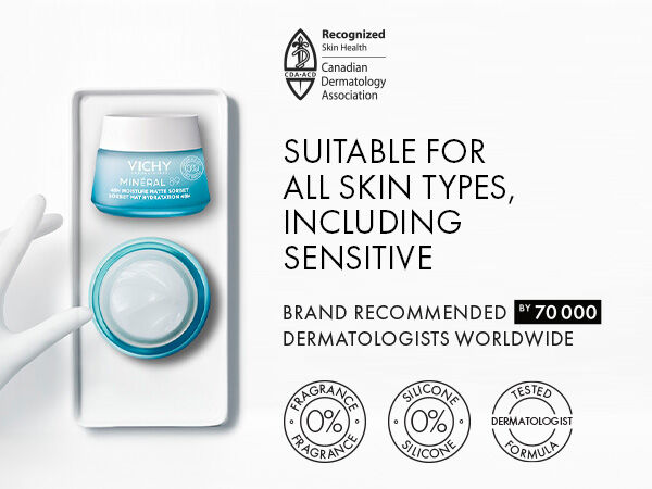 Vichy Minéral 89 48H Matte Sorbet Fragrance-Free Gel